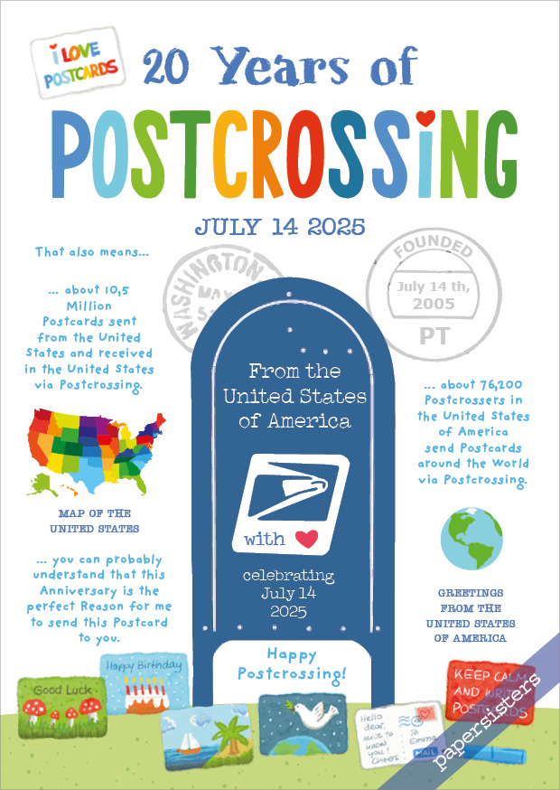 20 Years of Postcrossing US
