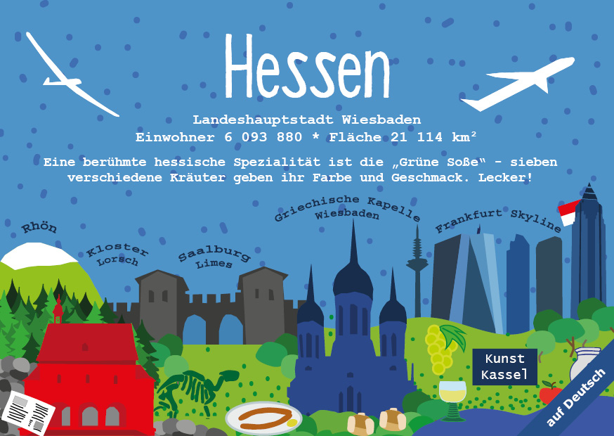 papersisters-Postkarte-Bundesland-Hessen-deutsch