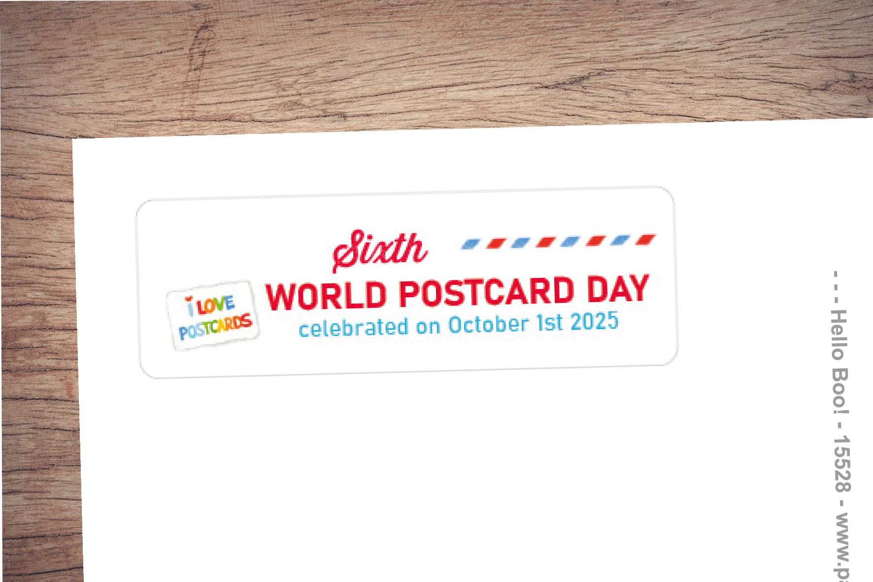 World Postcard Day 2025 Sticker Set