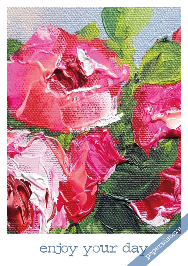 papersisters-Flower-Power-Postcard-Postkarte-Enjoy-your-Day Flower Power - enjoy your day -