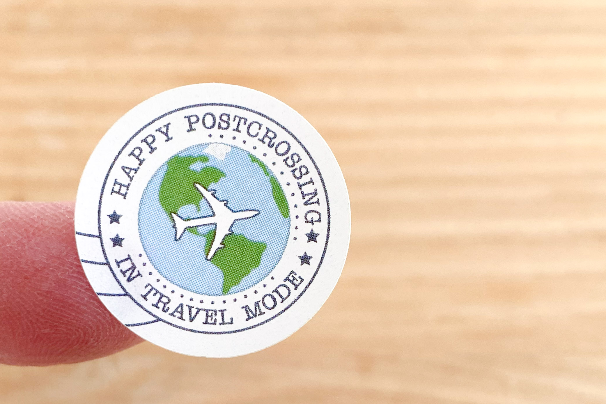 Travel Mode Postmarks Sticker Set 60 pieces