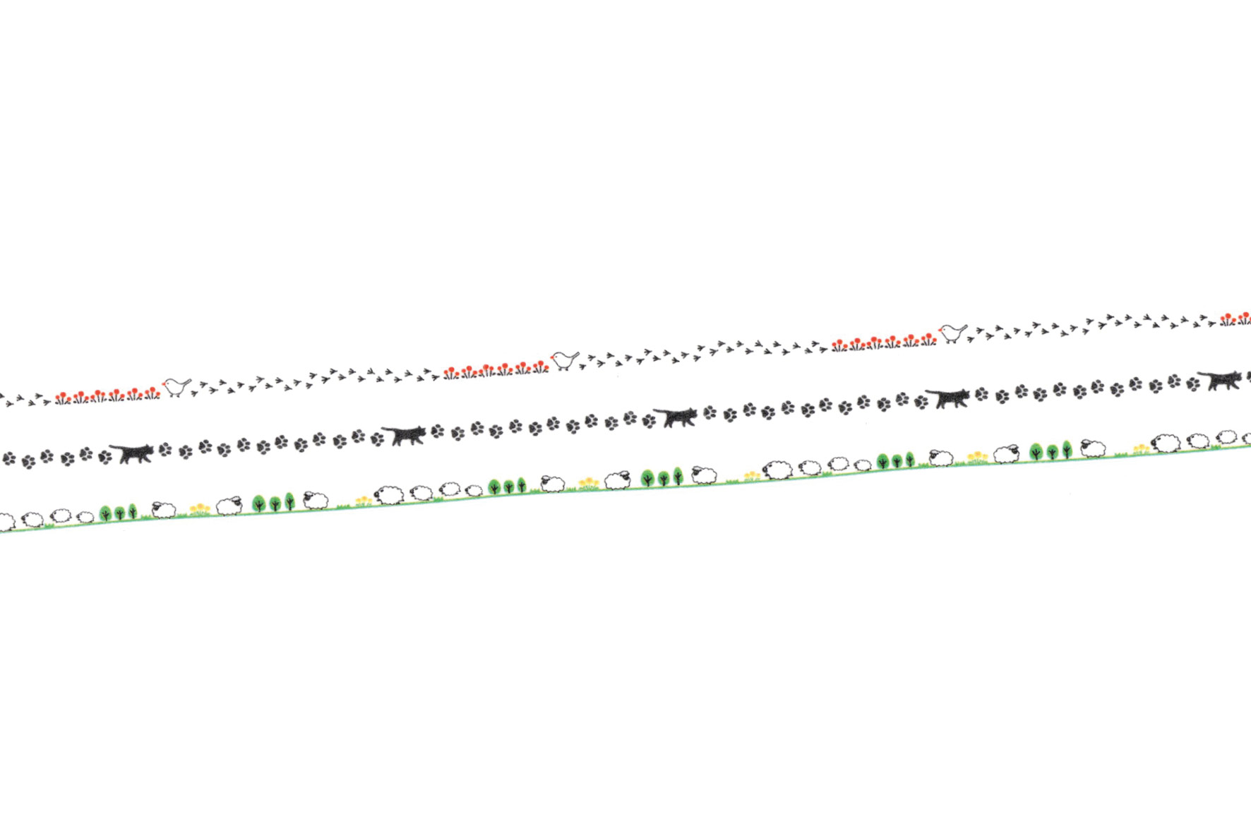 papersisters-Maskingtape-Tiny-Animal-Line-Washitape-Detail