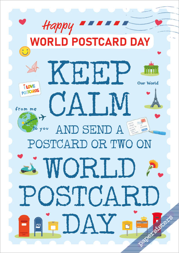 Keep Calm World Postcard Day