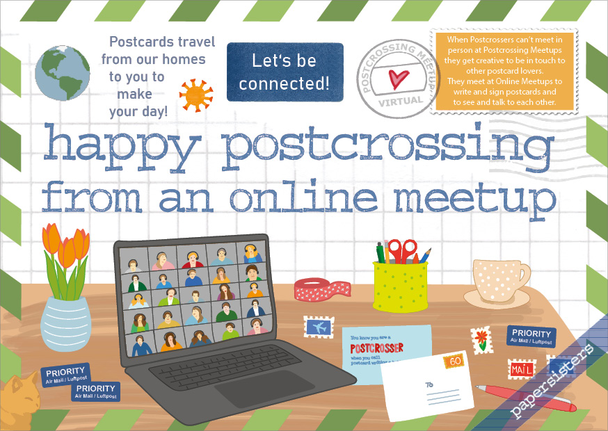Happy Postcrossing Online Meetup