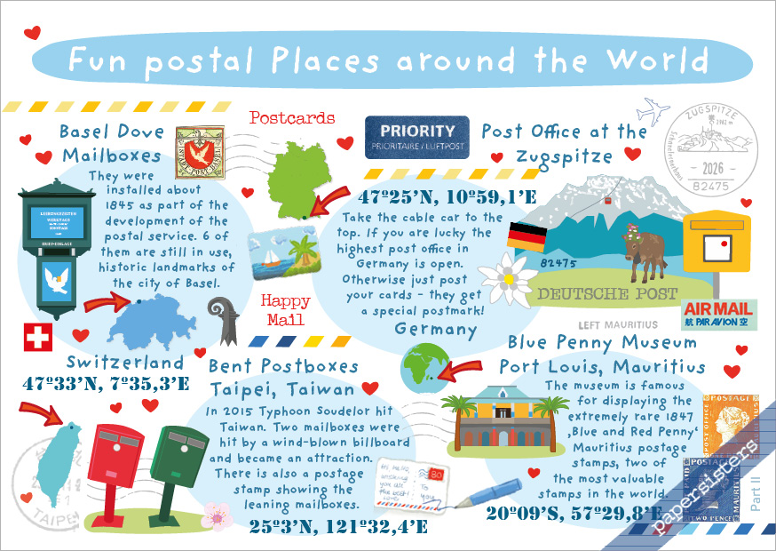 Fun Postal Places around the World II