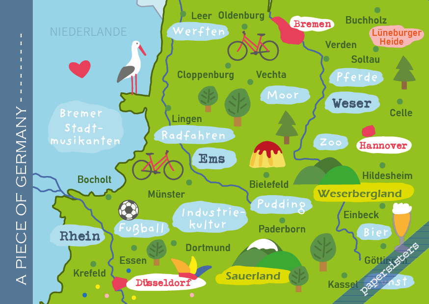 papersisters-Postkarte-Deutschland-Puzzle-Teil-3 Germany Puzzle Part 3