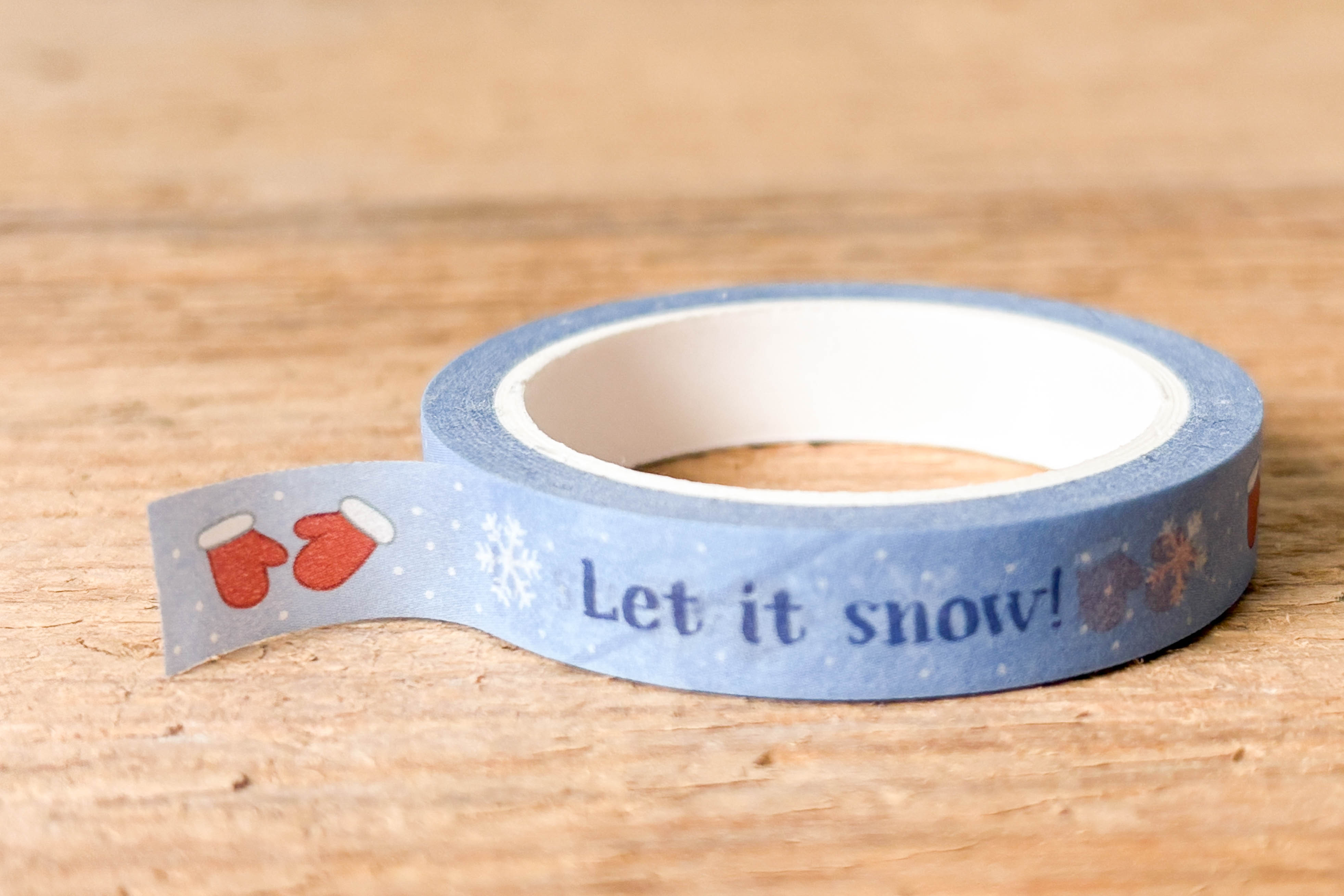 papersisters tape let it snow