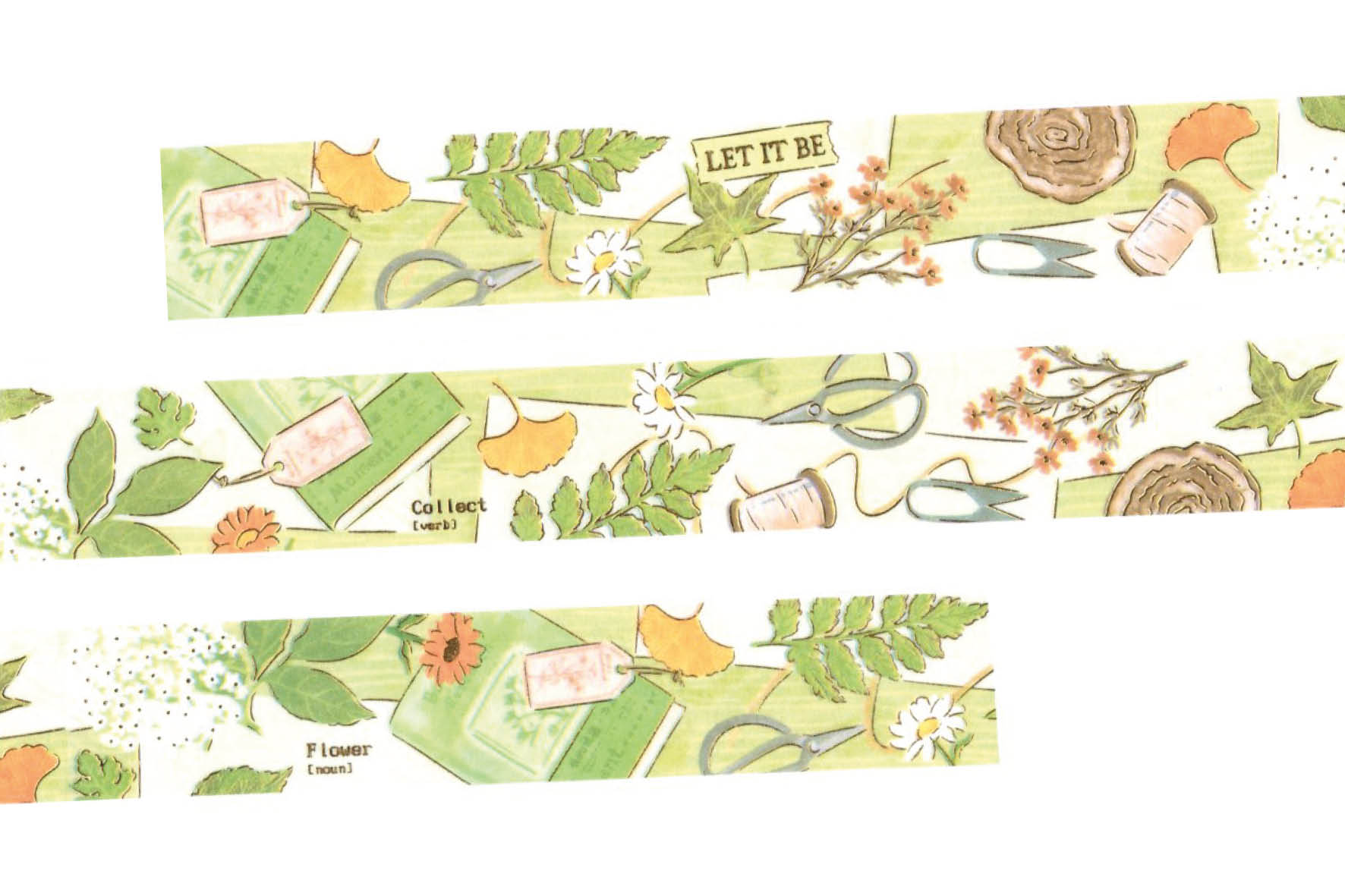 Masking Tape Glitter Botanist