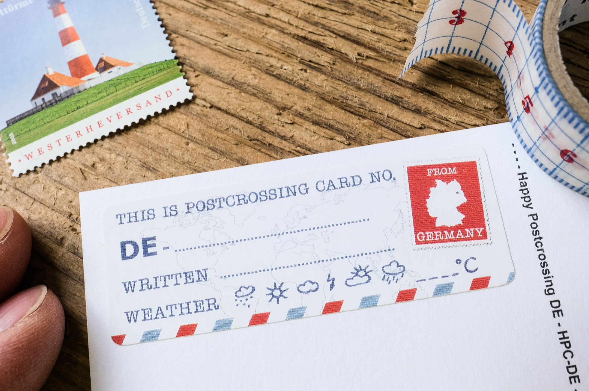Postcard ID DE Sticker Set 50 Stück