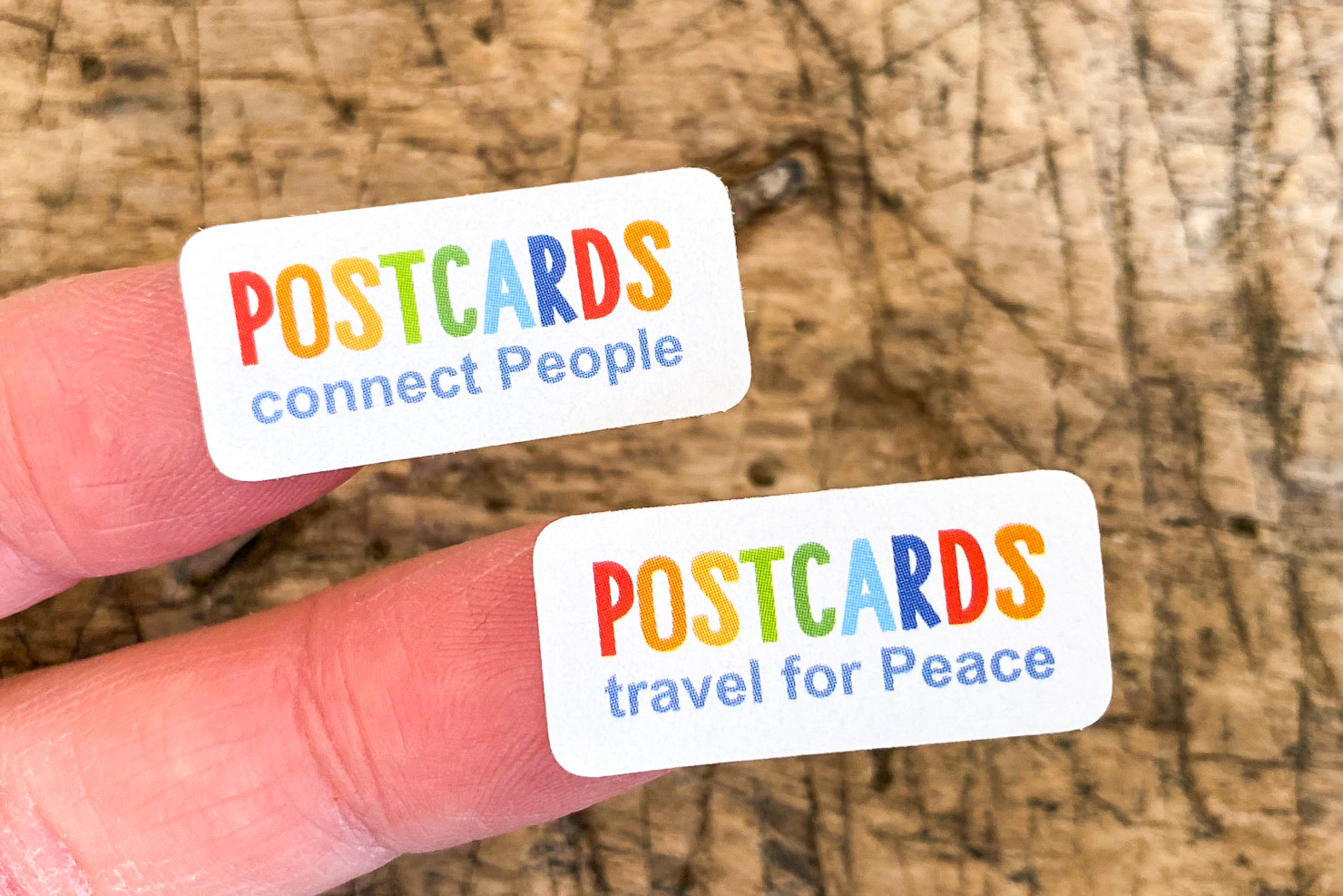 Postcards for Peace and connect Sticker Set 60 Stück