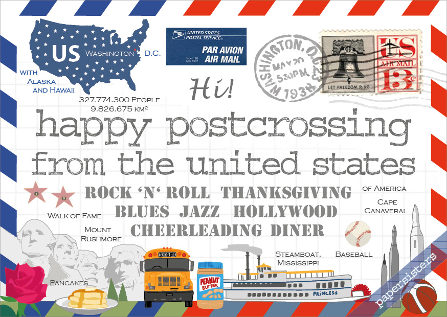 papersisters-postcard-Happy-Postcrossing-from-the-United-States-of-America-HPC-US-III-3rd-Edition Happy Postcrossing US 3rd Edition