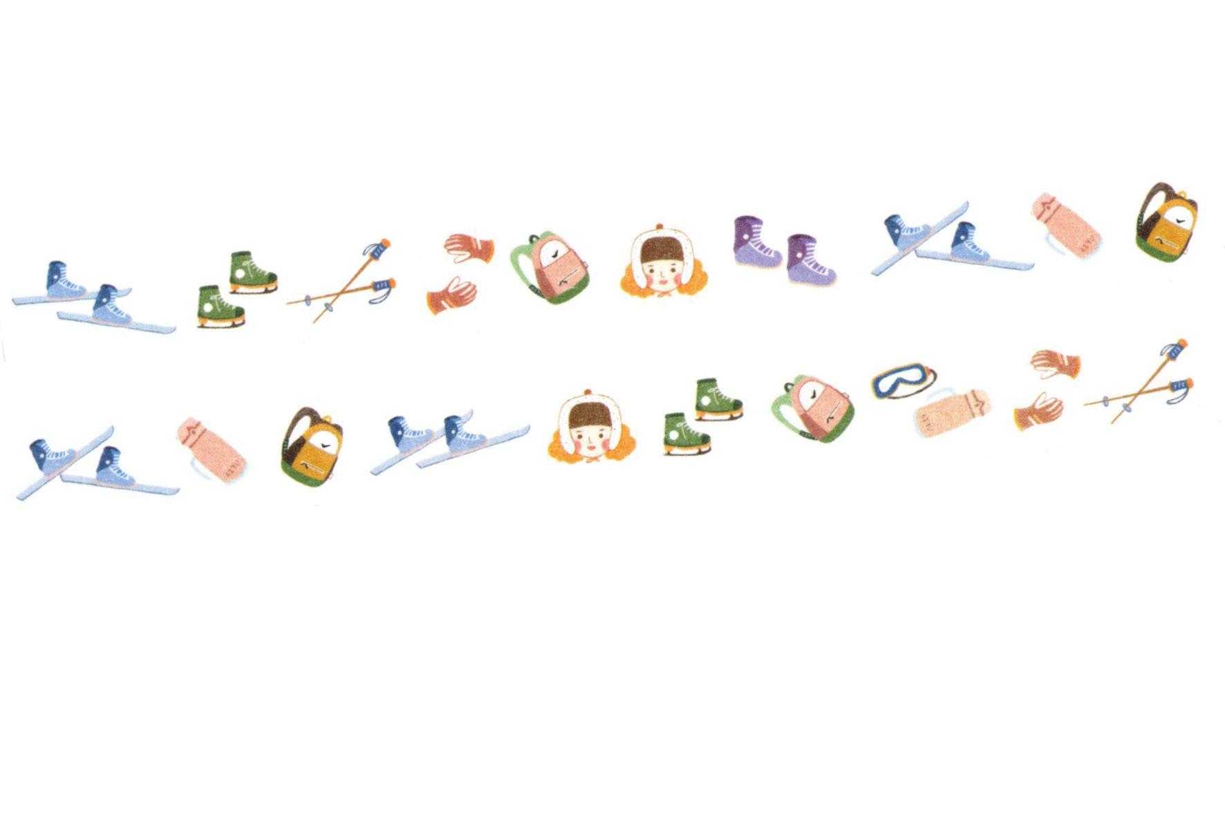 papersisters-Maskingtape-Winter-Sport-Sports-Washi-Tape-Detail