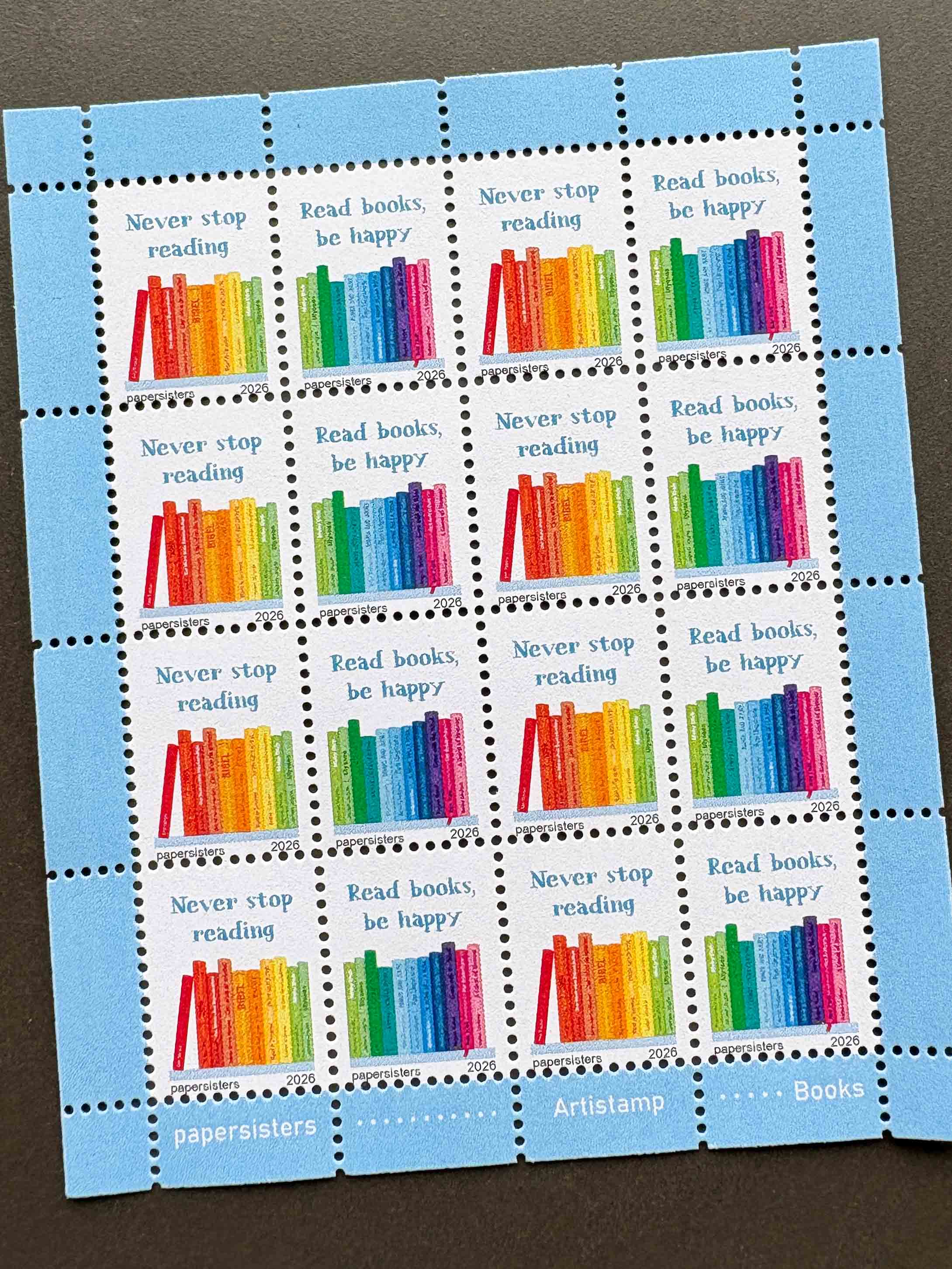 Books papersisters Artistamps