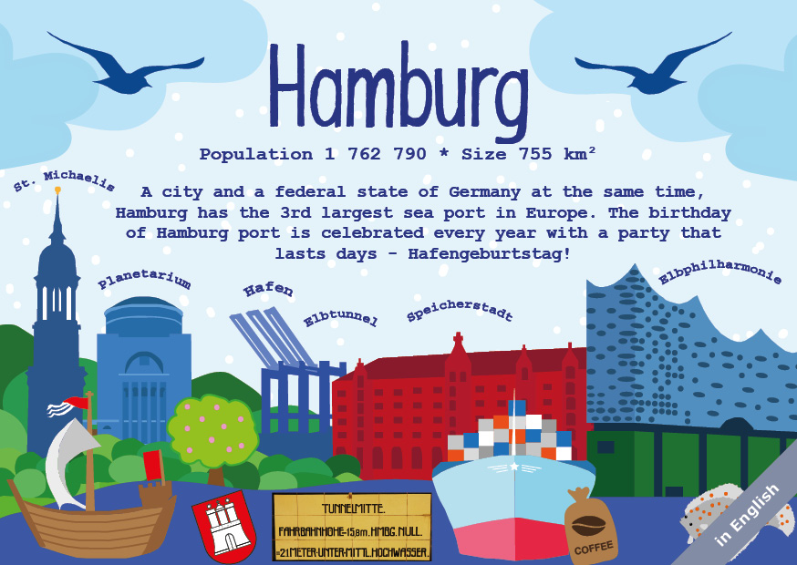 Hamburg - German Landmark Series