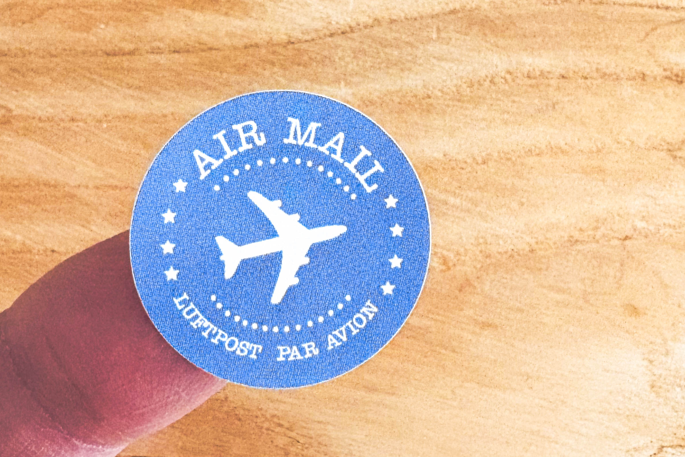 Airmail Dot Sticker Set