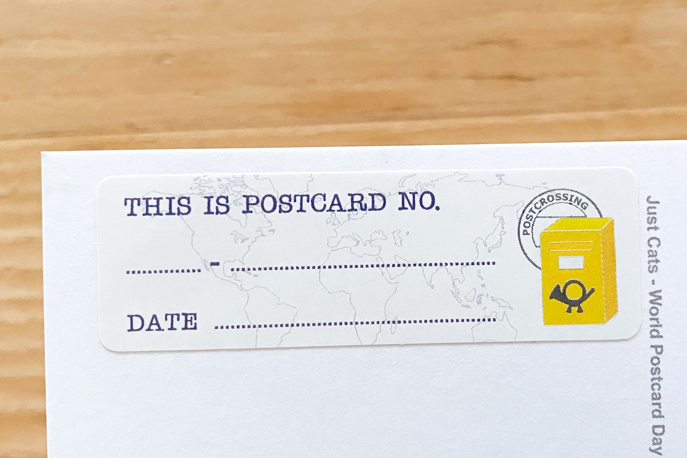 Postcard ID Sticker Set Briefkasten 50 Stück