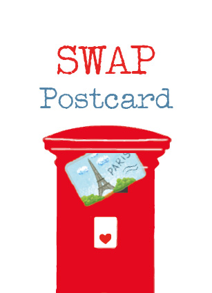 S* Sticker SWAP Postcard 20x30 5er