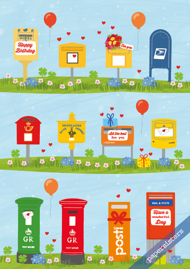 Birthday Mailboxes 