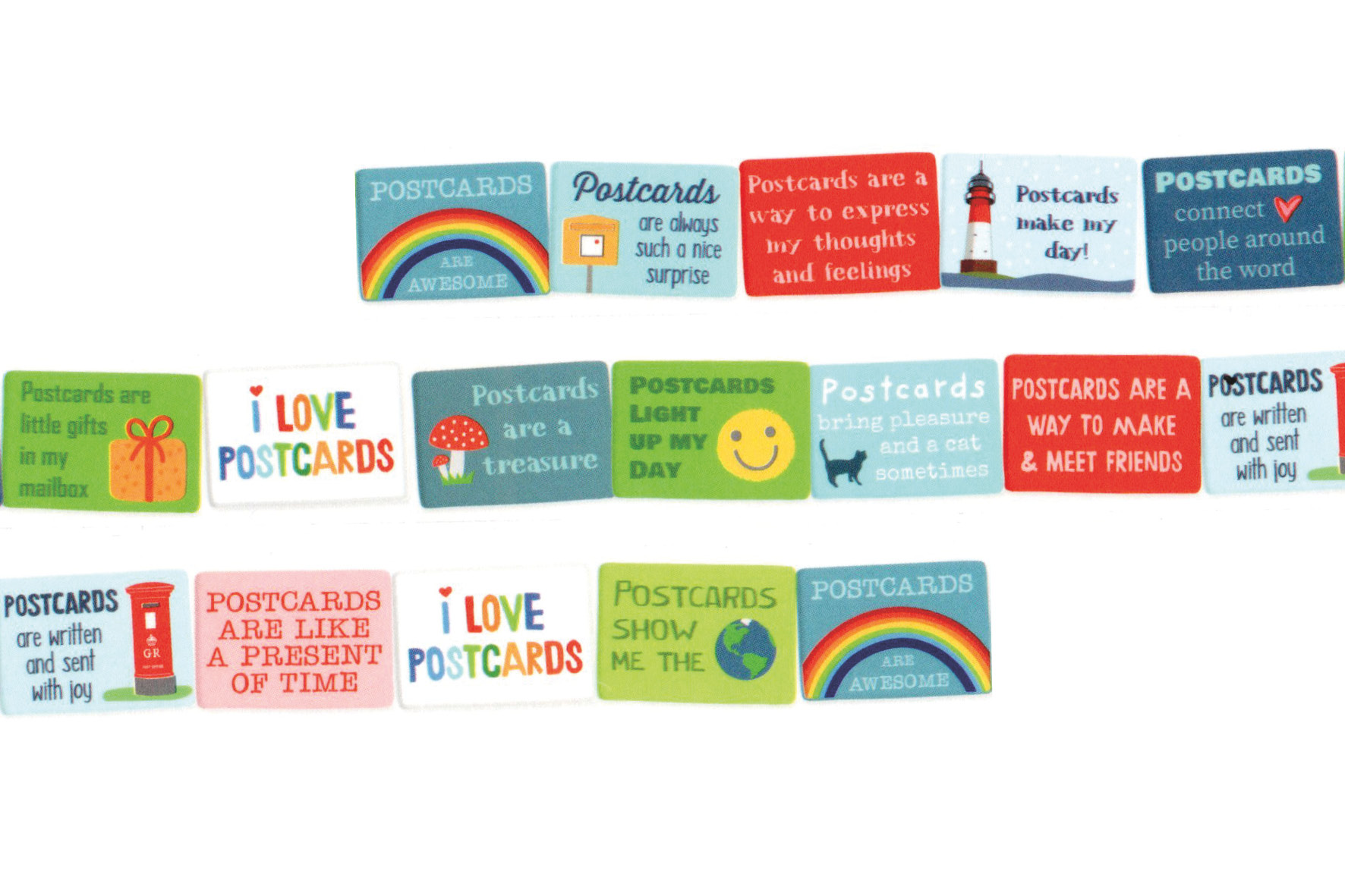 papersisters tape why i love postcards