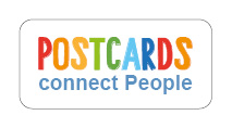 S* Sticker Postcards connect People 30x14 5er