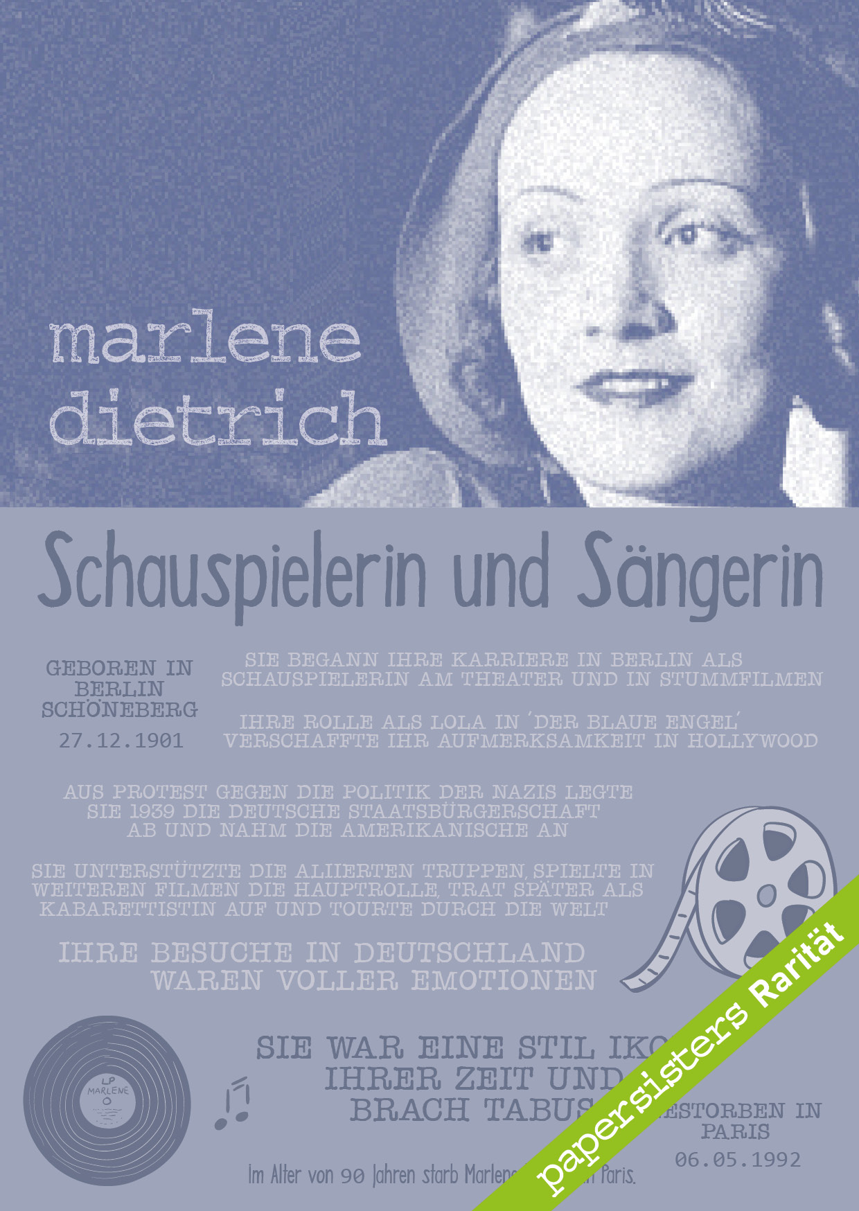 Frauen - Marlene Dietrich * Rarität 