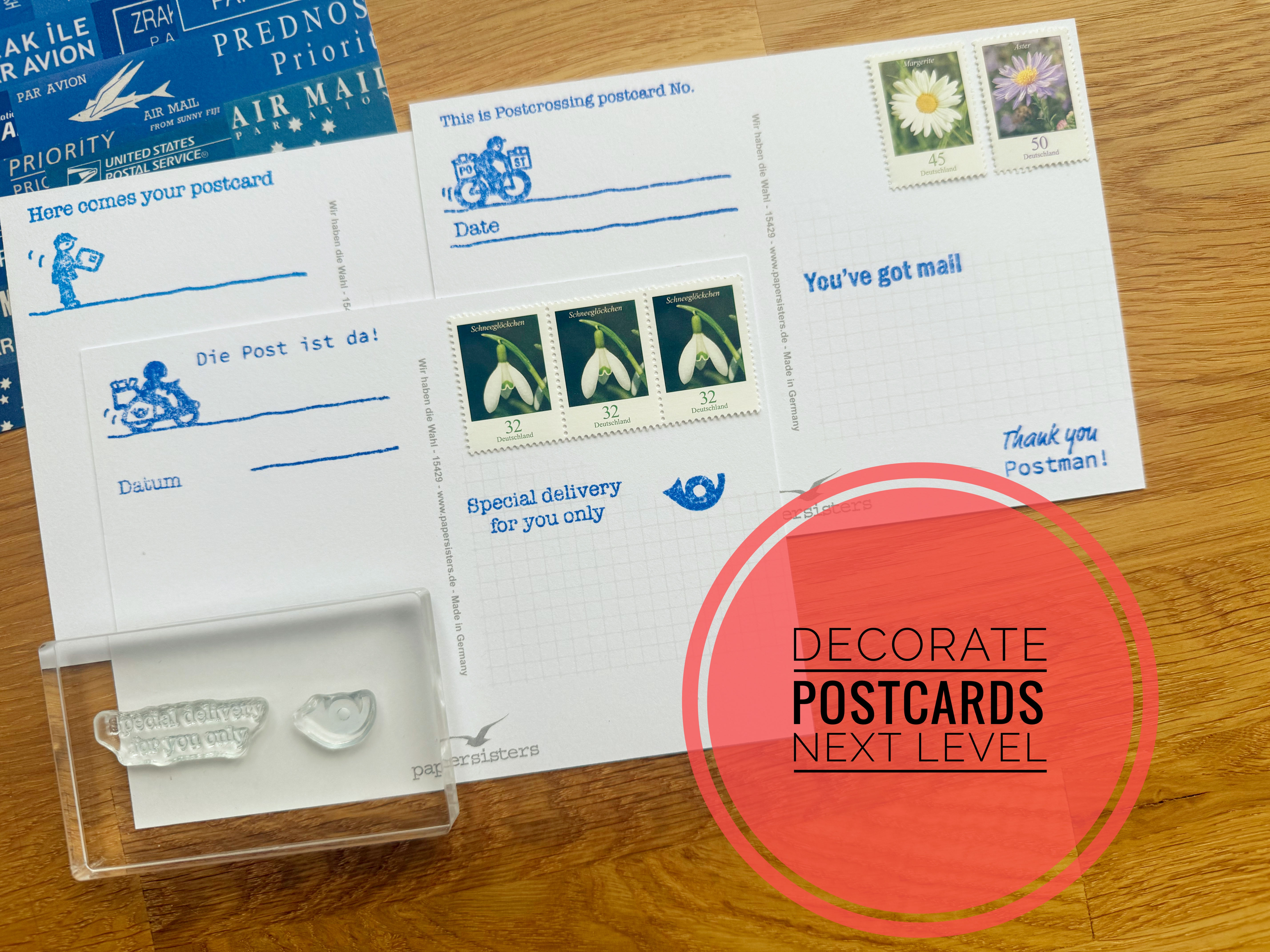 Enjoy stamping with our stamp sets 