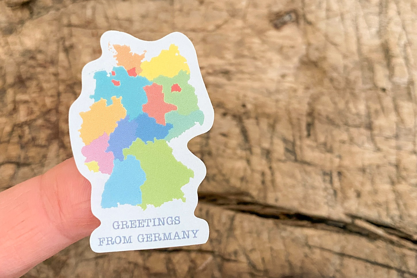 Germany Map Sticker Set  50 pc
