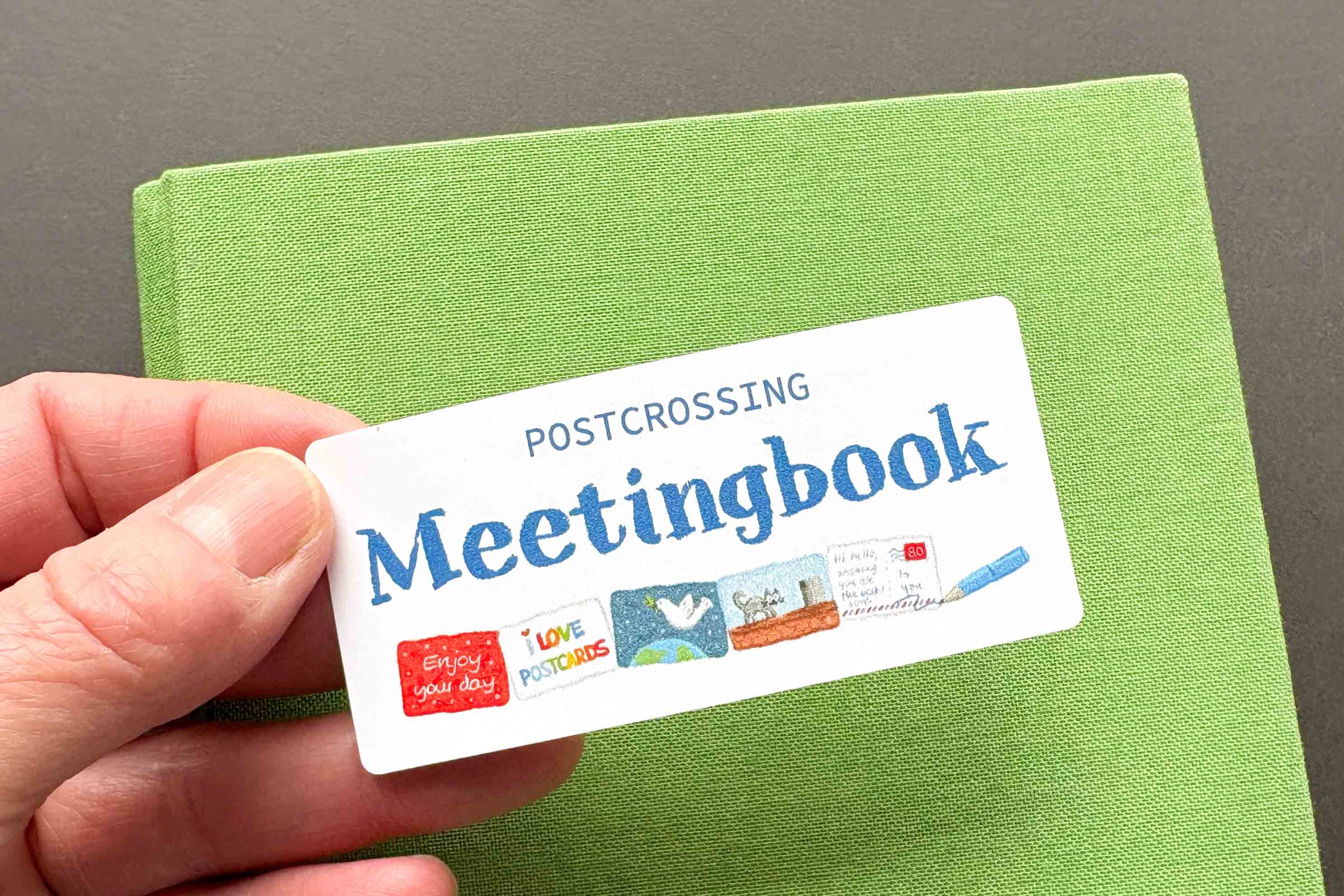 Postcrossing Meetingbook Sticker 