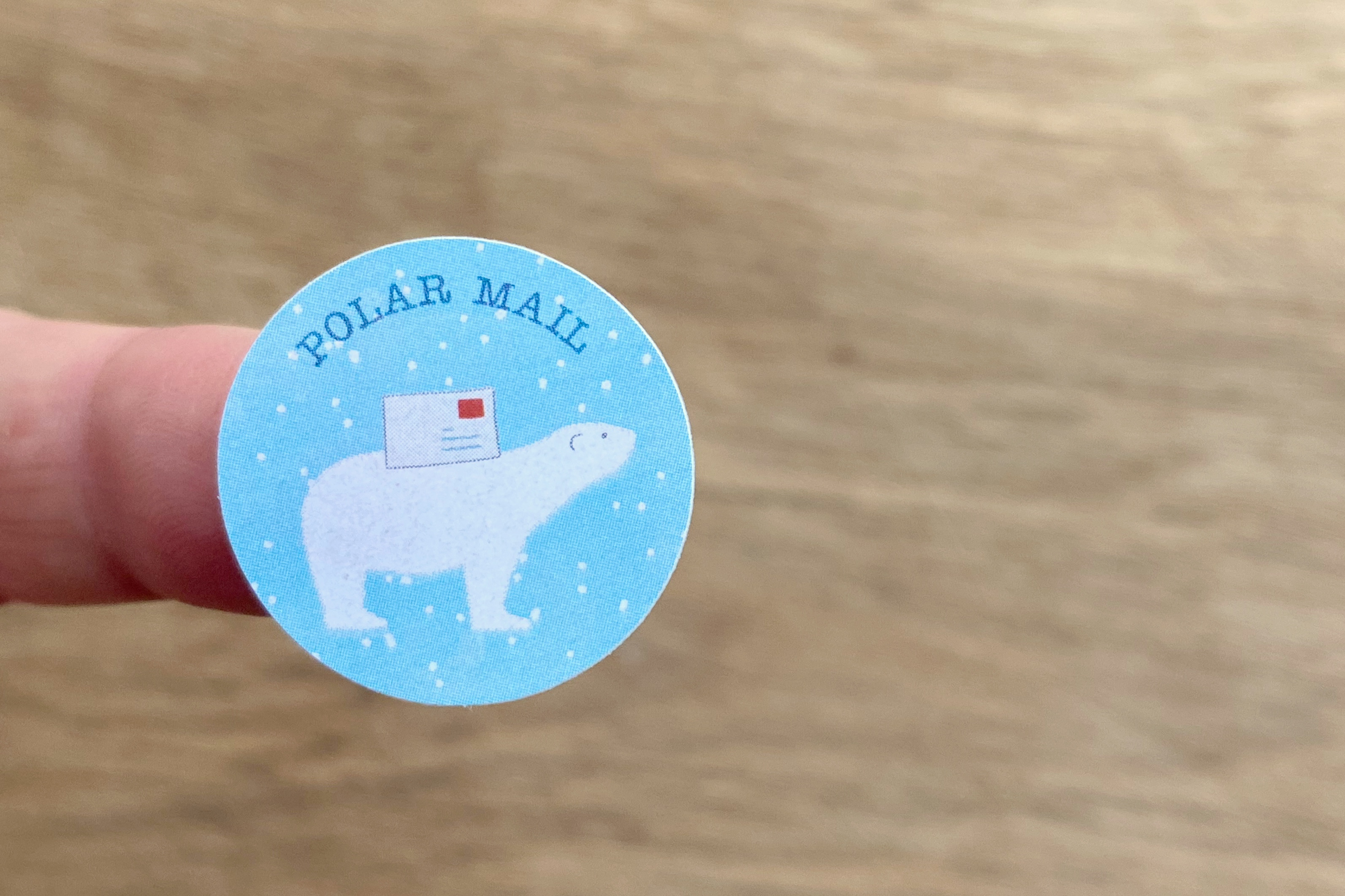 Mail Polar Bear Sticker Set 50 Stück