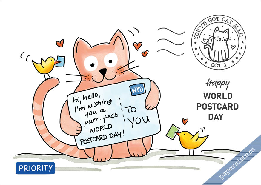 Just Cats - purr-fect World Postcard Day