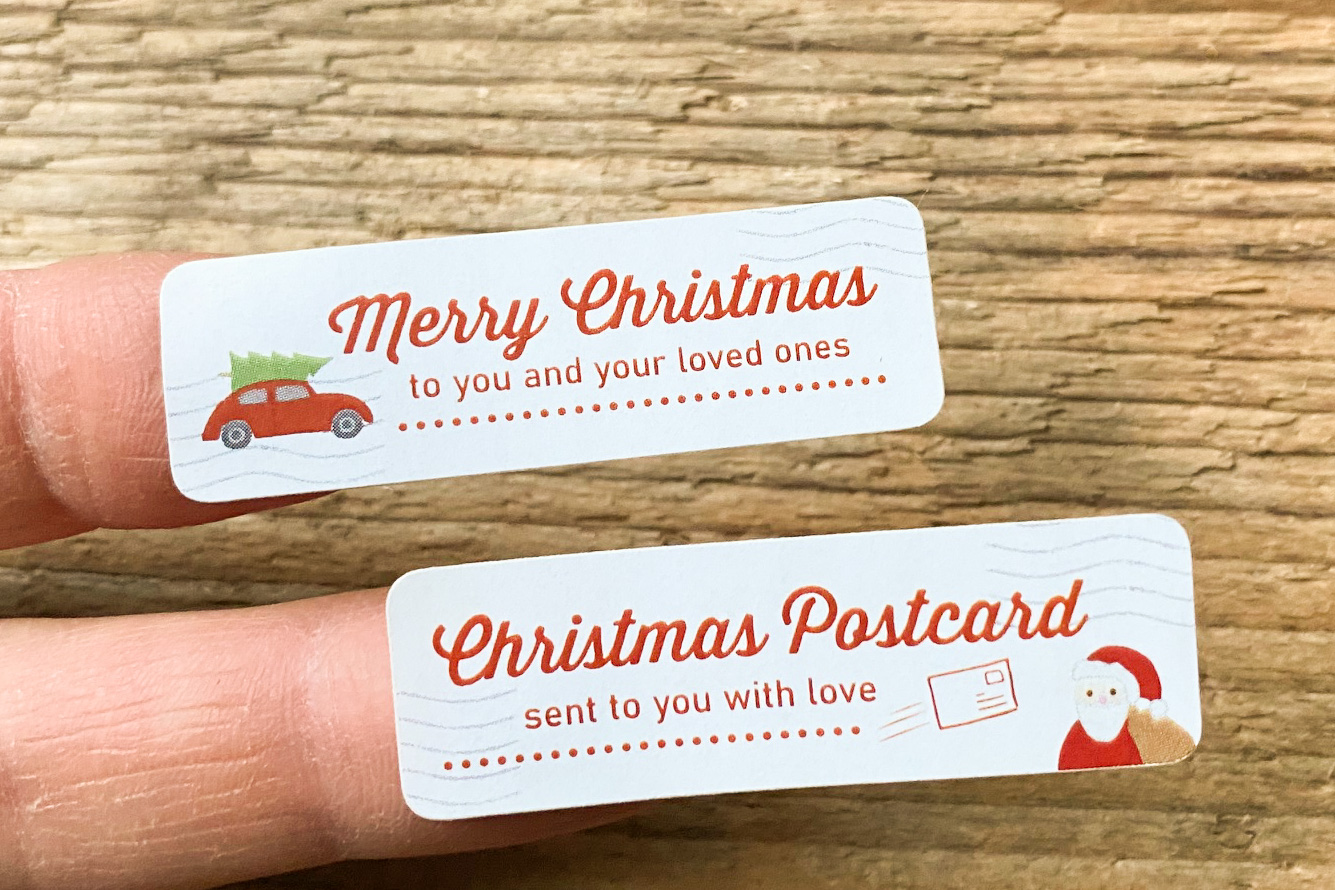 Lovely Christmas Mail Sticker Set 60 Stück