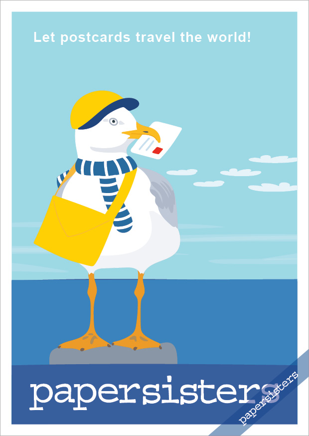 Postcard "Special Delivery" by papersisters 