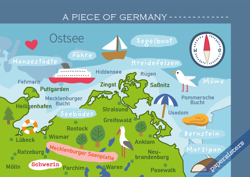 papersisters-Postkarte-Deutschland-Puzzle-Teil-2 Germany Puzzle Part 2