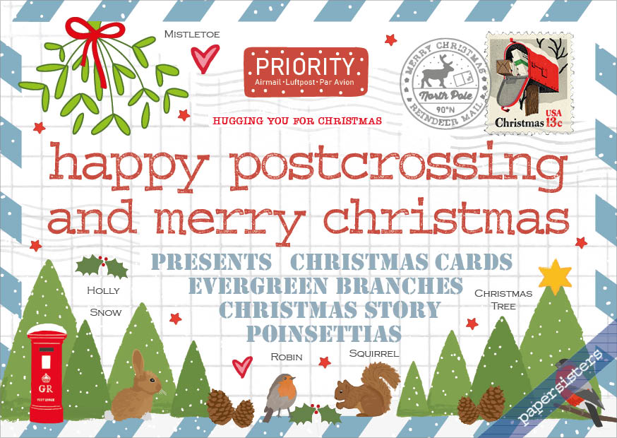 Happy Postcrossing - Merry Christmas 2nd Edition