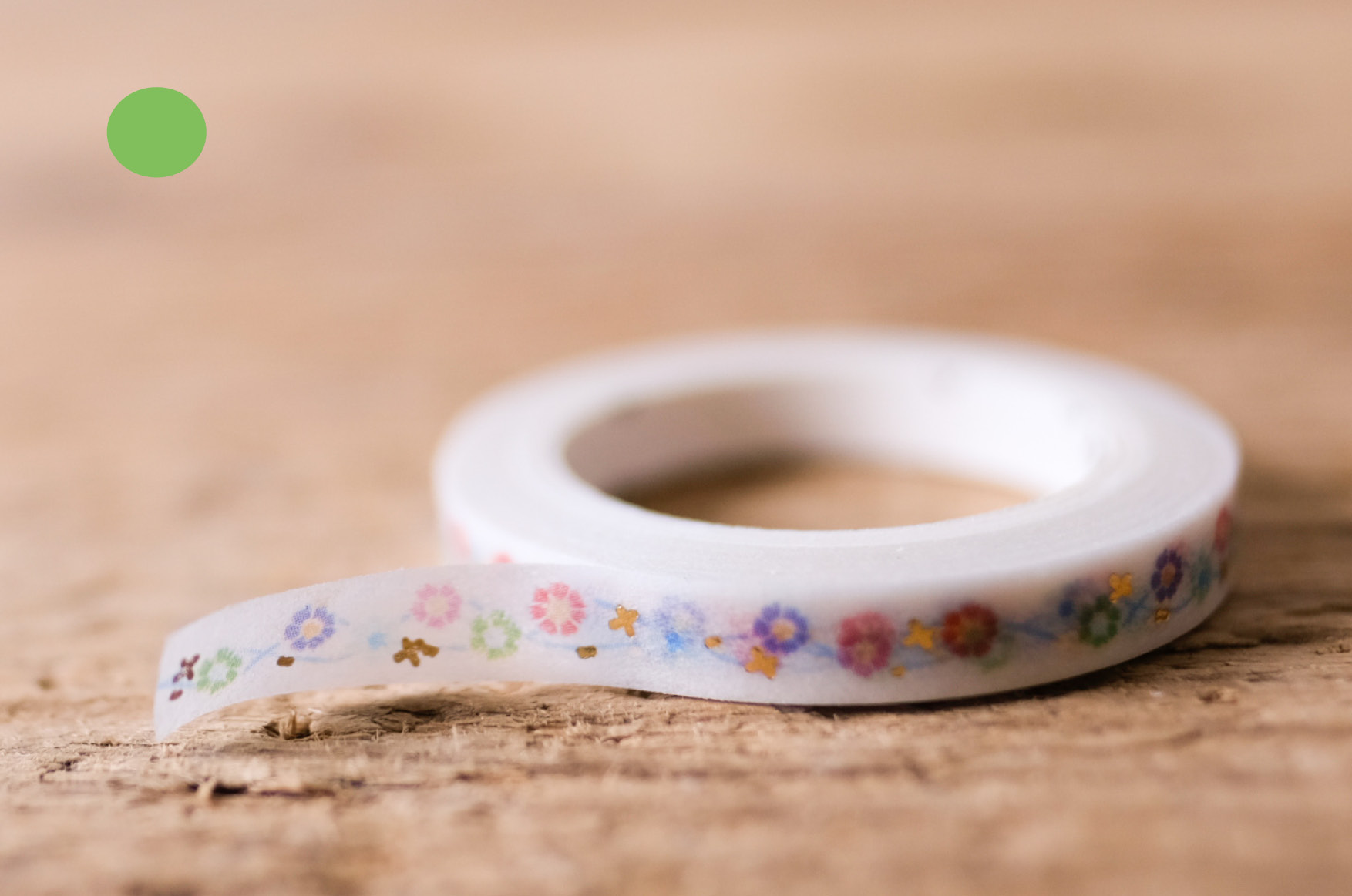 papersisters-Masking-Tape-gold-flower-chain-line