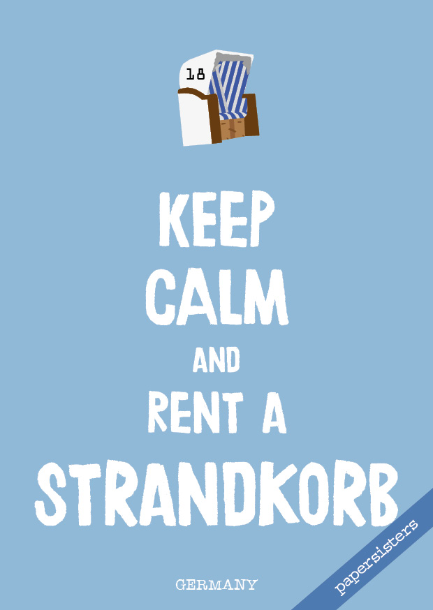 papersisters-Keep-calm-and-rent-a-Strandkorb-11 Keep calm Strandkorb - No.11