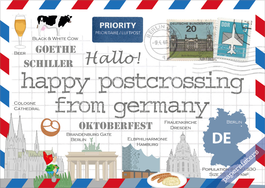 Happy Postcrossing DE - 3rd Edition