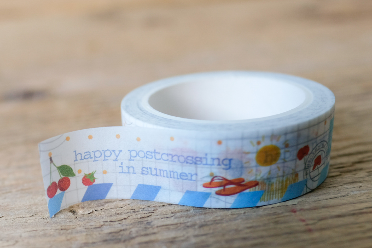 papersisters_washi_tape_happy_postcrossing_in_summer