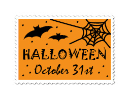 S* Sticker Halloween Stamp 37x27 5er