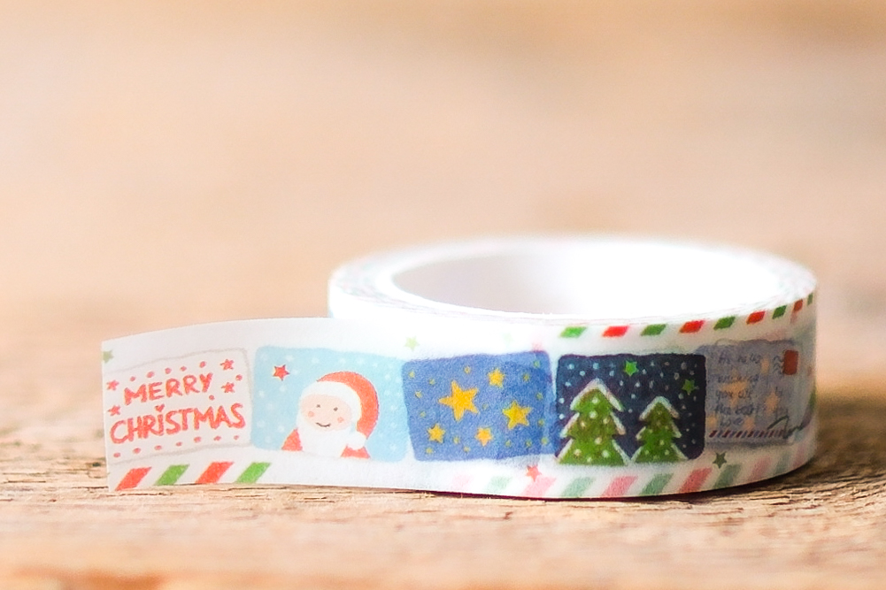 papersisters tape christmas postcards