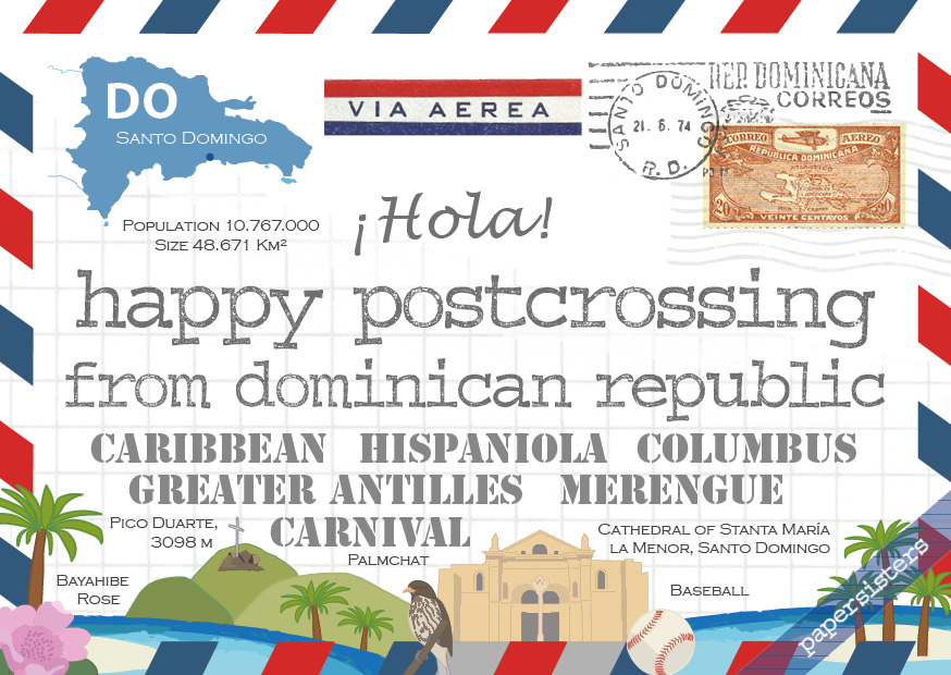 papersisters-Happy-Postcrossing-from-Dominican-Republic-HPC-DO