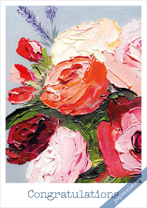 papersisters-Flower-Power-Postkarte-Postcard-Congratulations Flower Power - congratulations -
