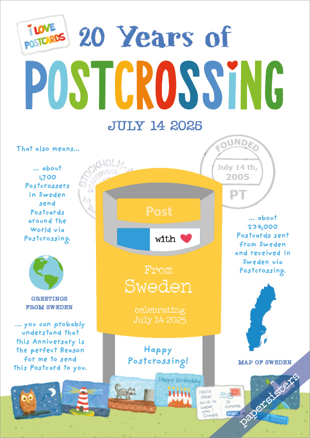20 Years of Postcrossing SE