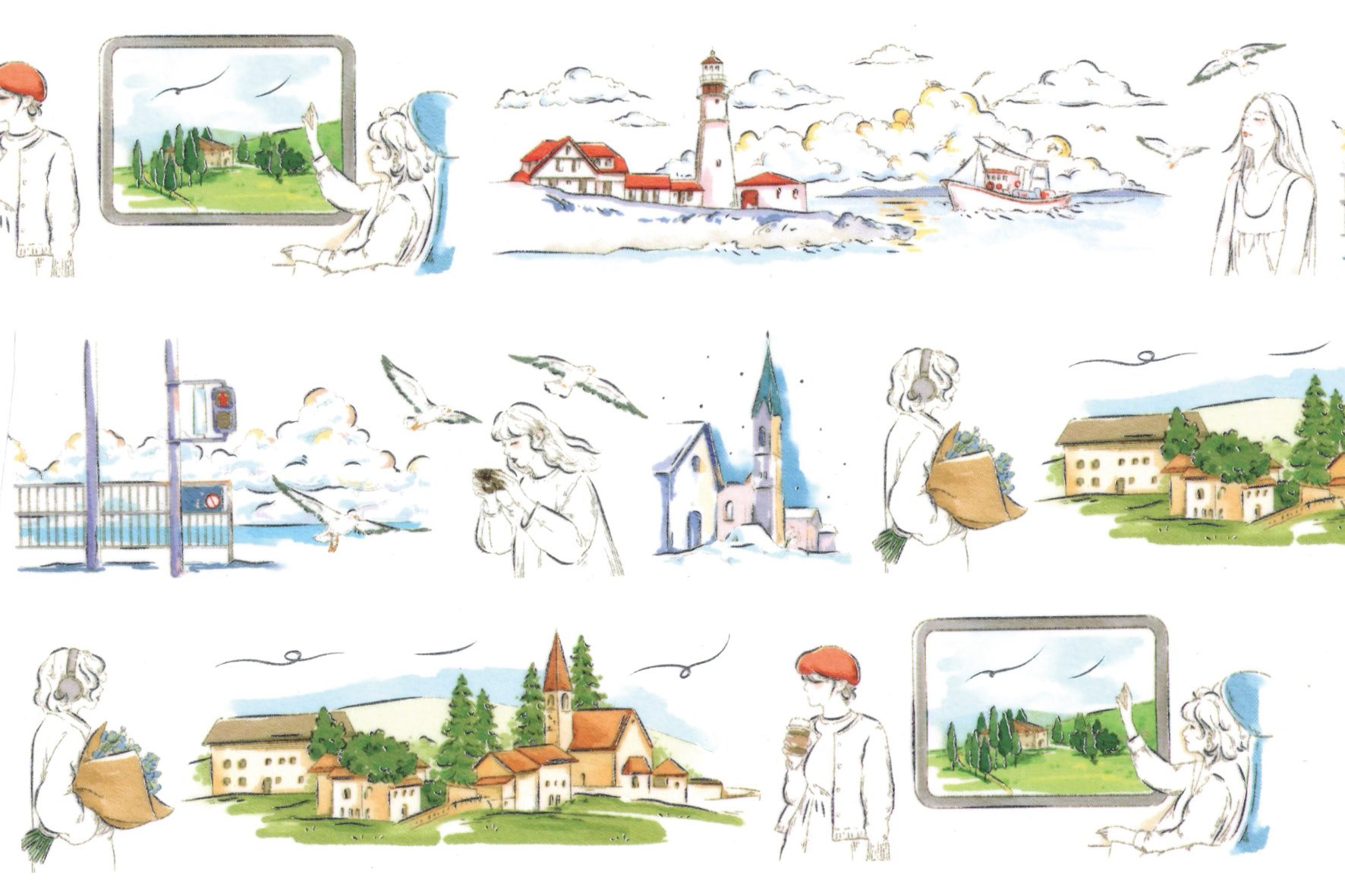 papersisters-Masking-Tape-Memoris-of-Travel-Details
