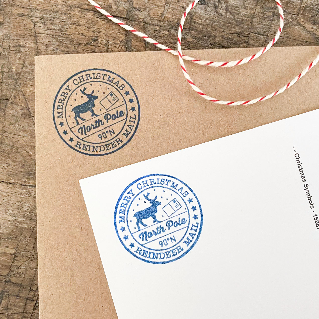 papersisters-Poststempel-Merry-Christmas-Reindeer-Mail-Postmark-Rubberstamp-stamped-1