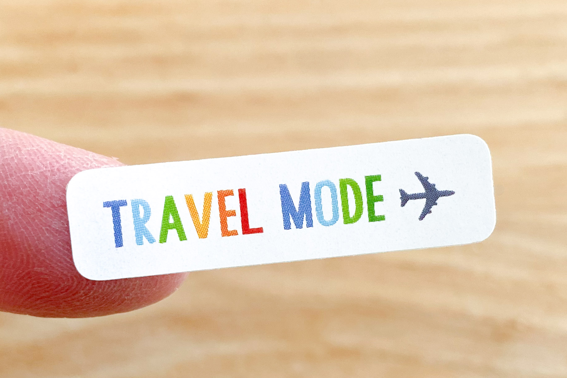 Travel Mode Sticker Set 60 pieces