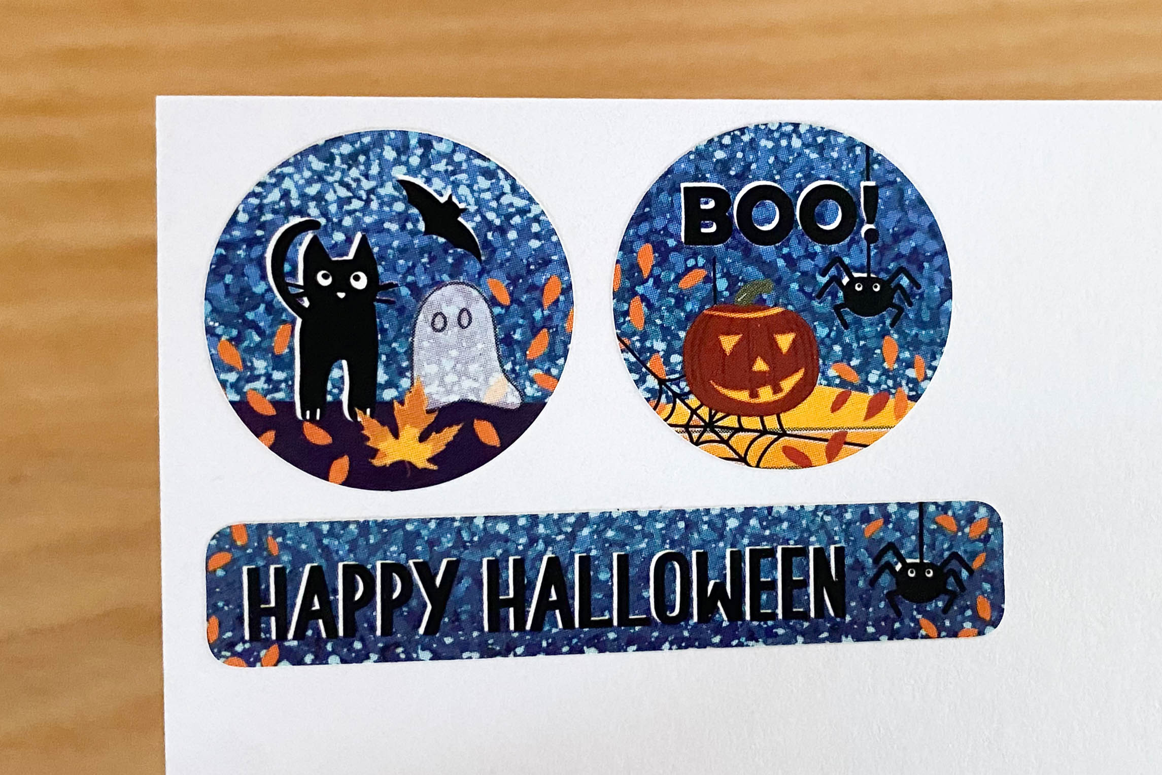 Spooky Halloween Sticker Set 60 pieces