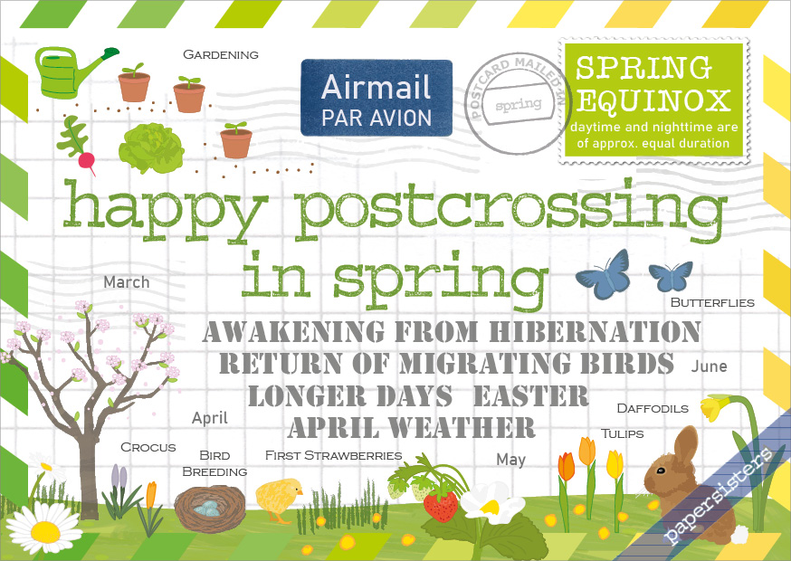Happy Postcrossing in Spring