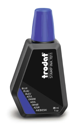 Stempelfarbe Blau zum Nachfüllen