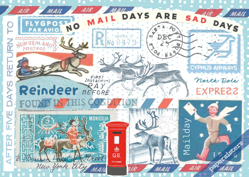 Reindeer Mailart No.20
